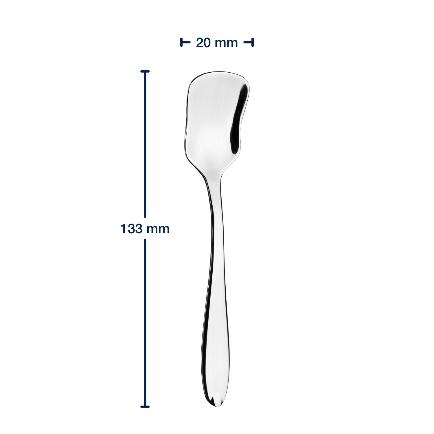 leonardo-sole-cuill-re-glace-13-cm-argent image 2