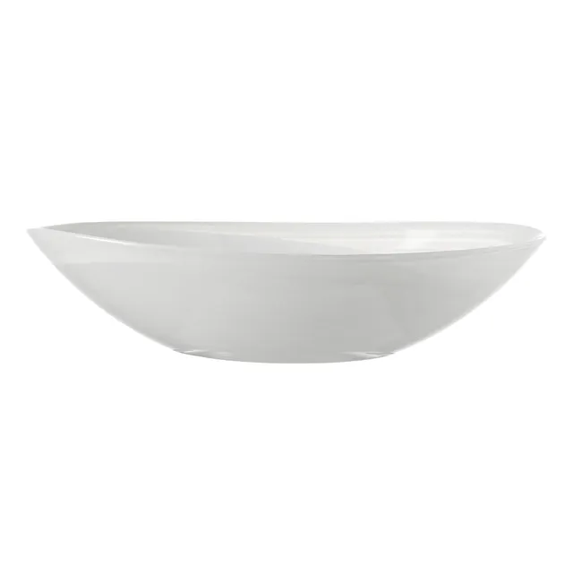 leonardo-alabastro-coupe-ovale-blanche-22-cm-verre image 1
