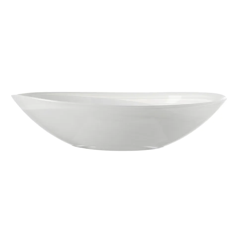 leonardo-alabastro-coupe-ovale-blanche-22-cm-verre image 1