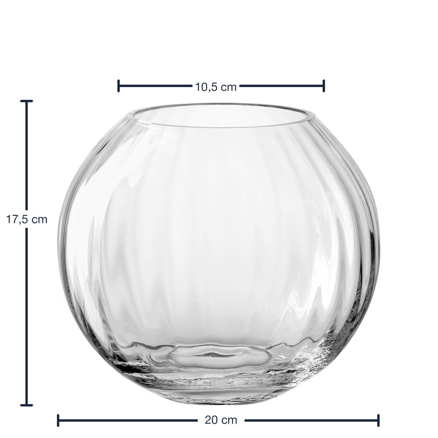 leonardo-poesia-vase-boule-en-verre-transparent-18-cm image 3