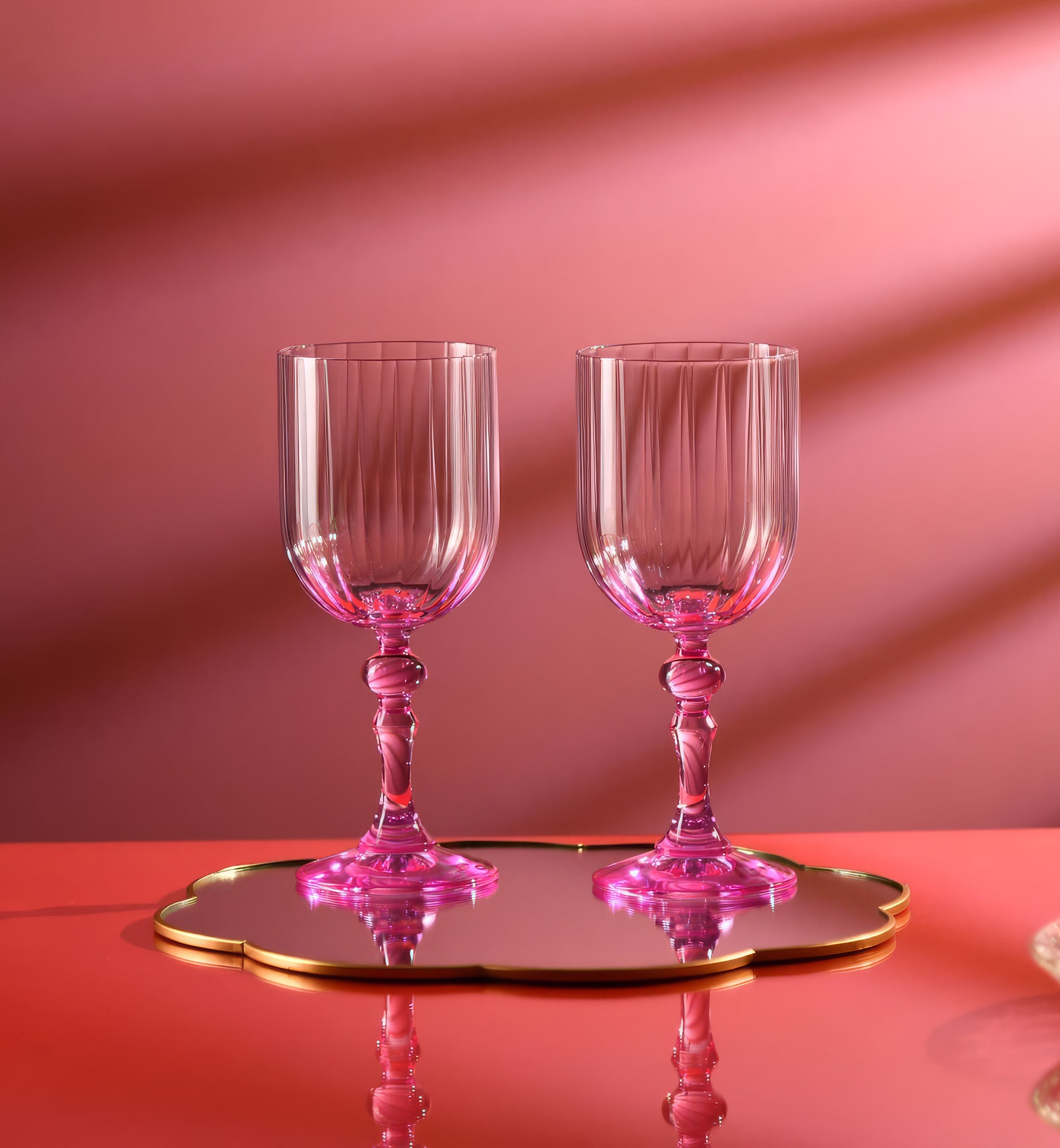 krosno-bubble-300-ml-verre-vin-pied-rose image 3