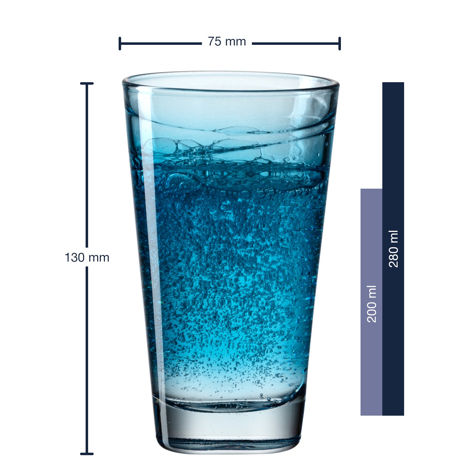leonardo-vario-struttura-verres-280-ml-lot-de-6-bleu image 2