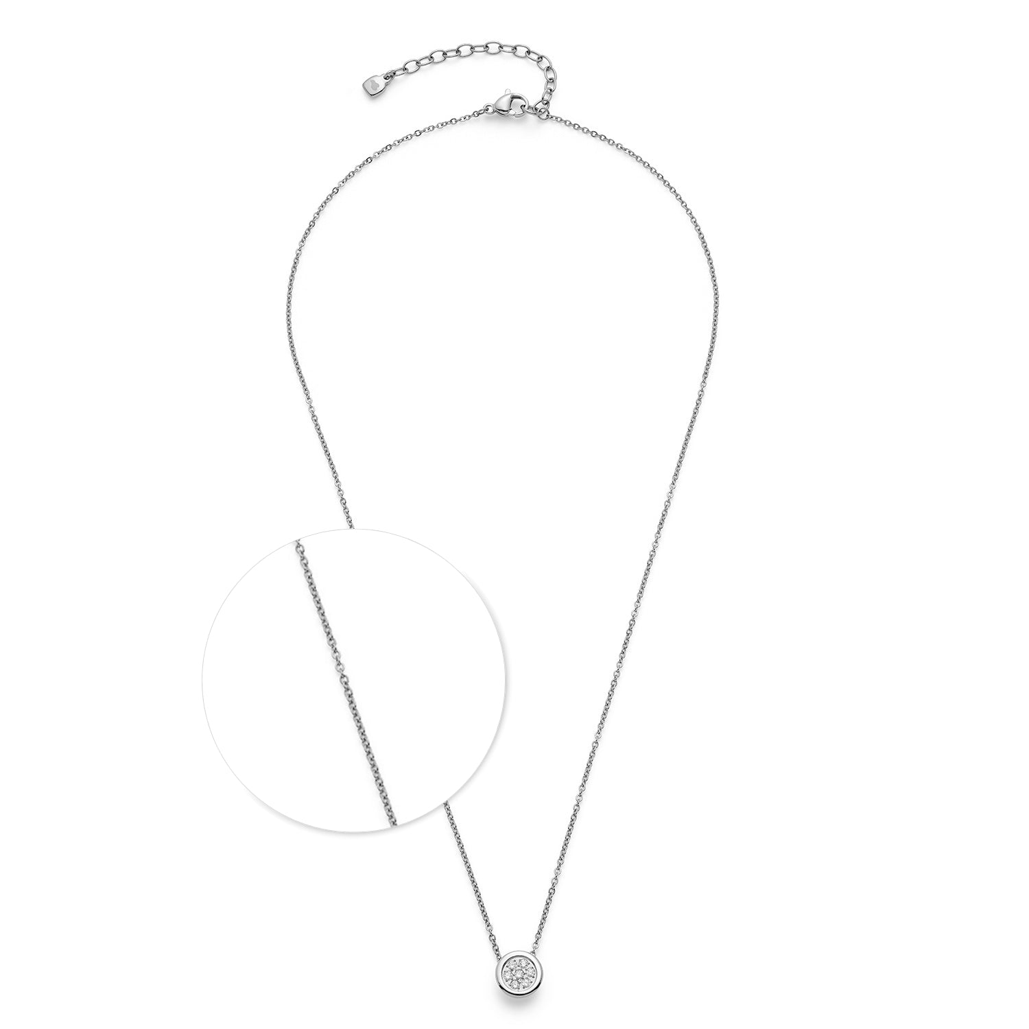 leonardo-catherine-45-cm-collier-argent-zirconia image 1