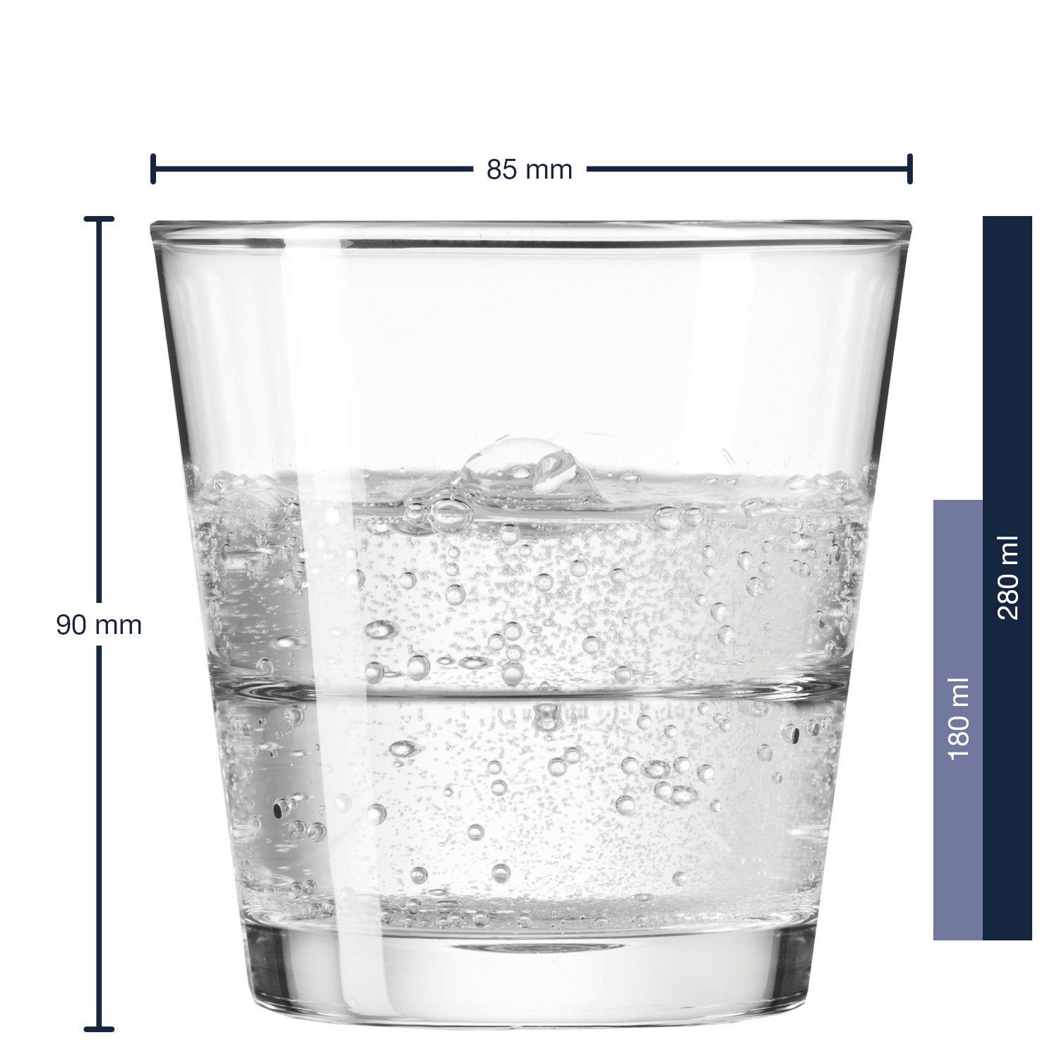 leonardo-event-verre-eau-280-ml-lot-6-empilable image 2