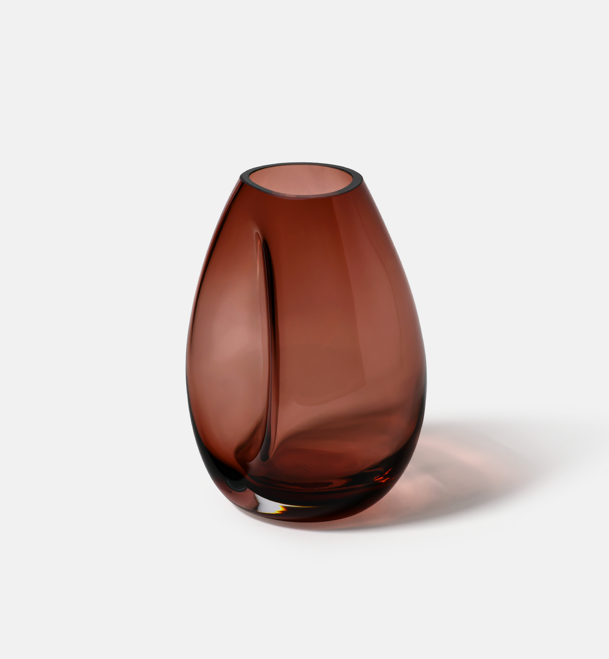 krosno-flow-vase-bordeaux-20-cm-cristal image 2