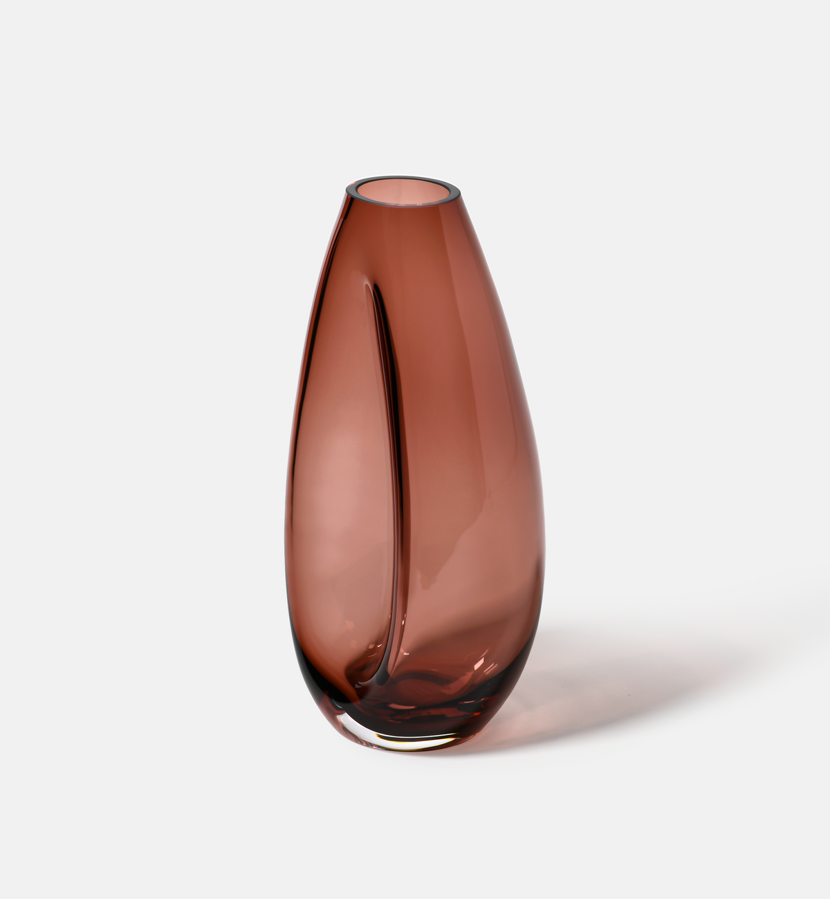 krosno-flow-vase-cristal-bordeaux-28-cm image 2