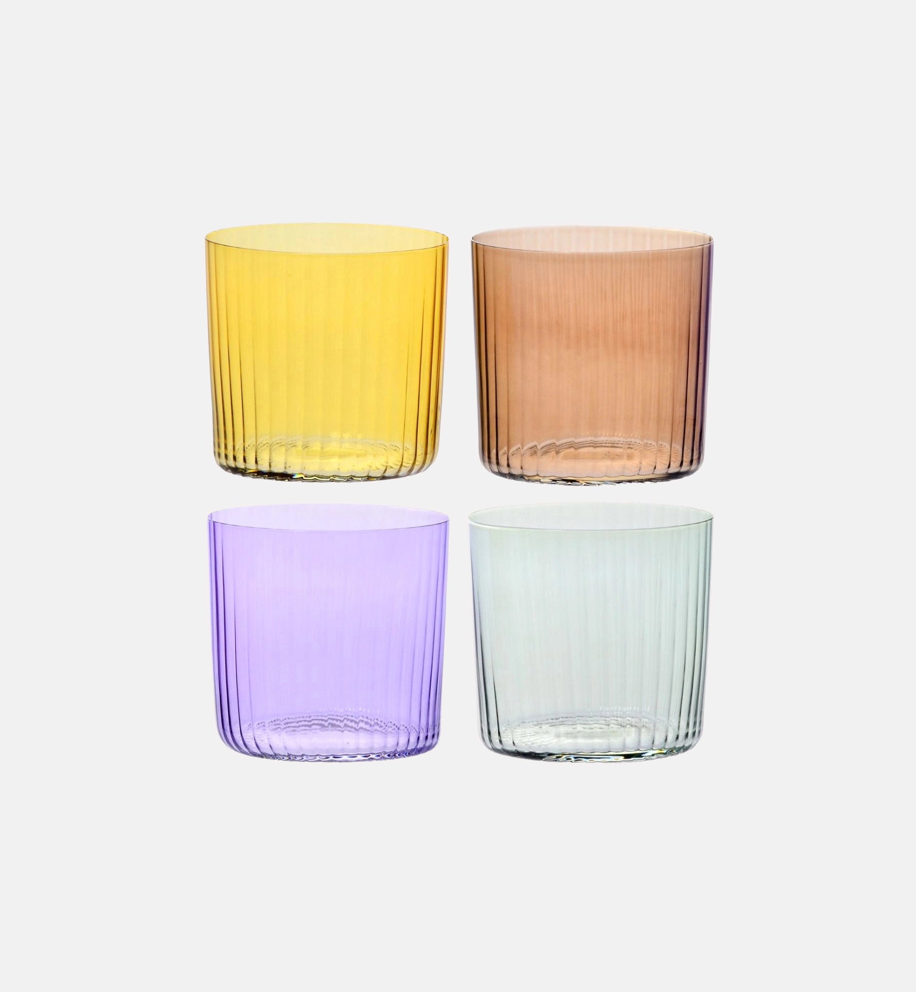 krosno-deco-verres-stri-s-couleur-lot-4-x-350-ml image 1