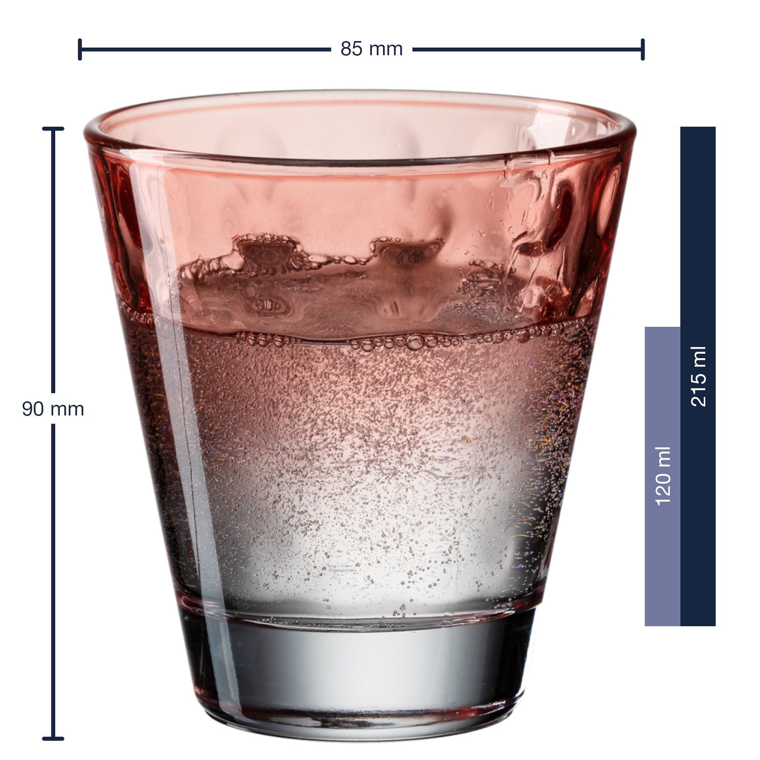 leonardo-optic-verre-eau-pastel-215-ml-lot-de-6-couleur image 2