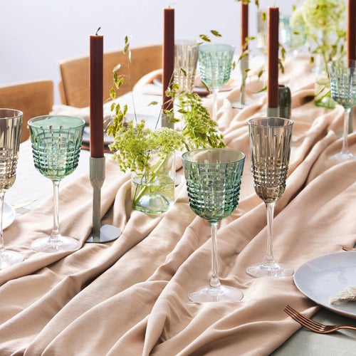 cristal-d-arques-rendez-vous-brume-verre-pied-25-cl-vert image 6