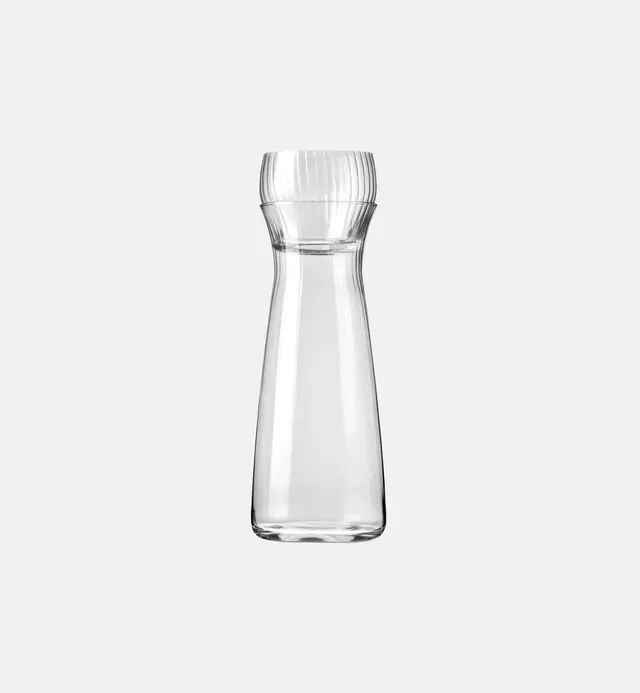 krosno-n-1-carafe-eau-nuit-stri-e-verre-chevet image 1