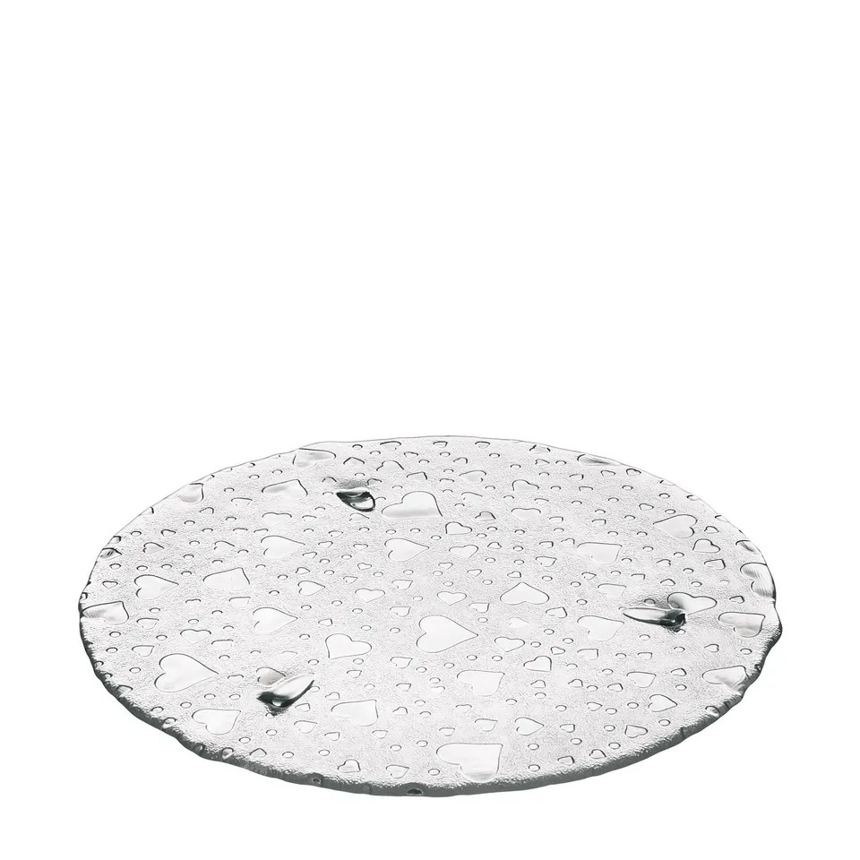 leonardo-heart-plat-de-service-34-cm-verre-motif-coeur image 1