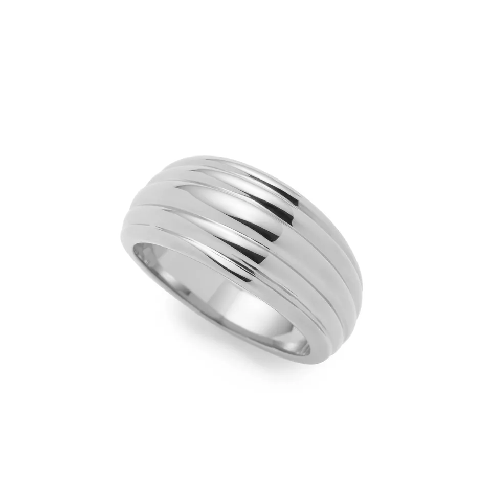 leonardo-elisabeth-bague-taille-19-argent-e-acier image 1