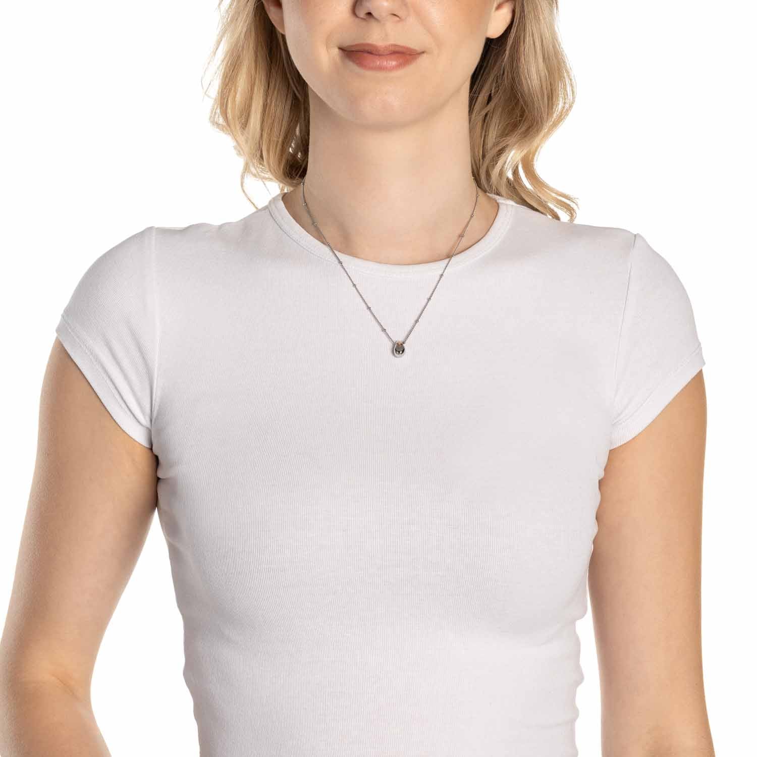 leonardo-clothilde-collier-argent-42-cm-goutte-ciao image 3