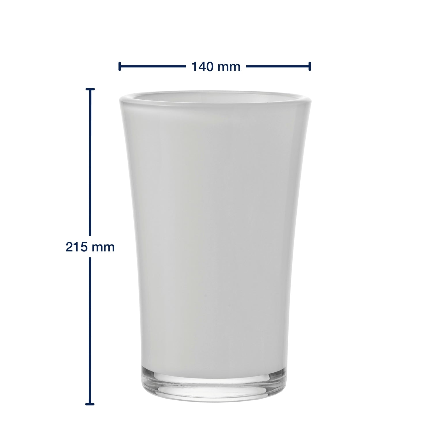 leonardo-bloom-vase-fleurs-21-cm-blanc-laqu image 2