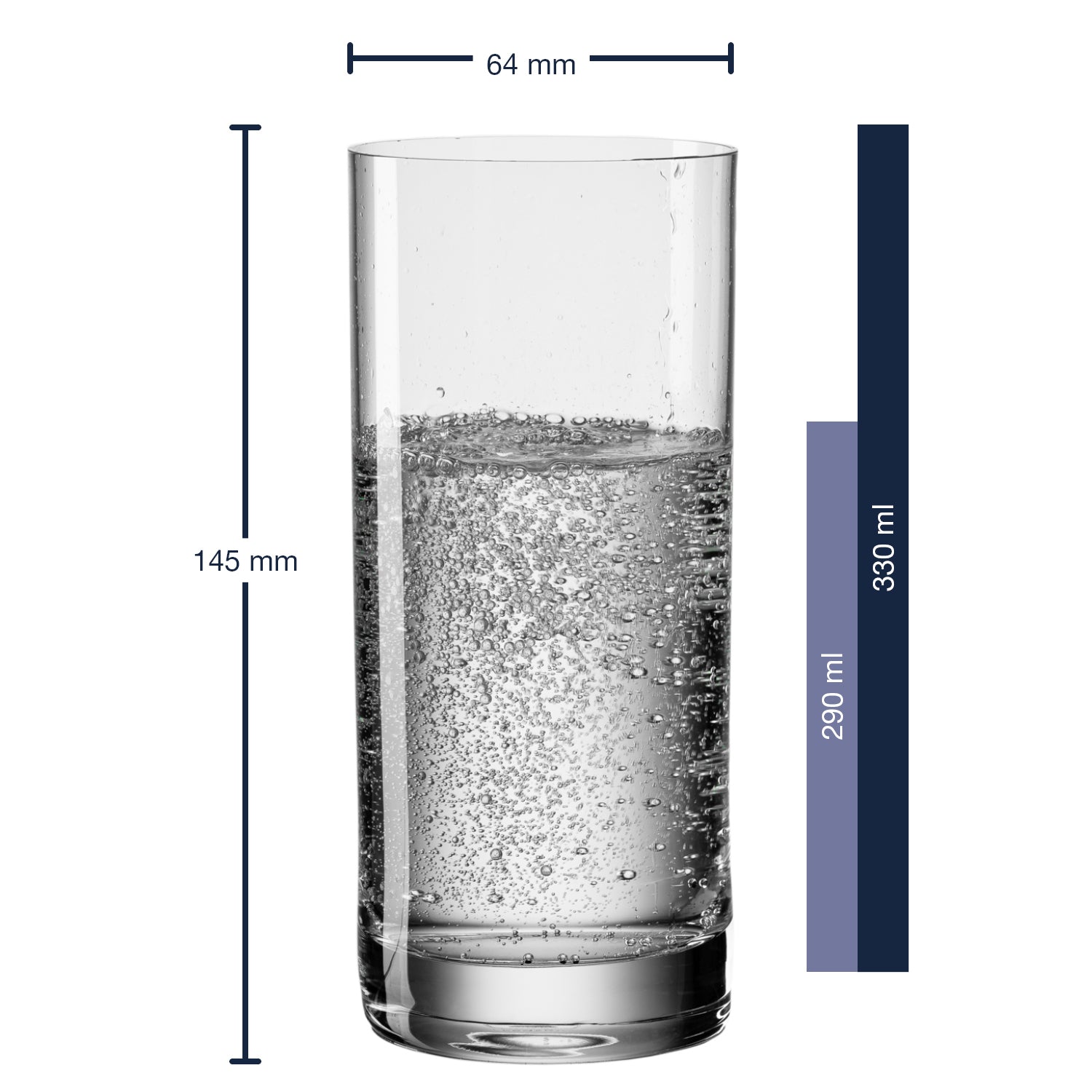 leonardo-easy-verre-eau-330-ml-lot-de-6-transparent image 2