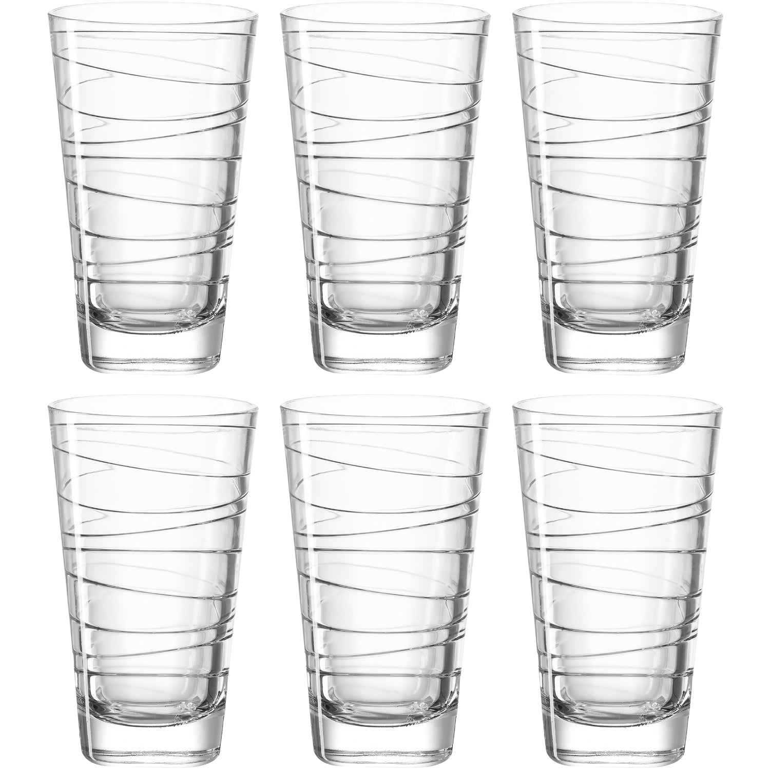 leonardo-vario-280-ml-verre-a-eau-6-verres-transparent image 1