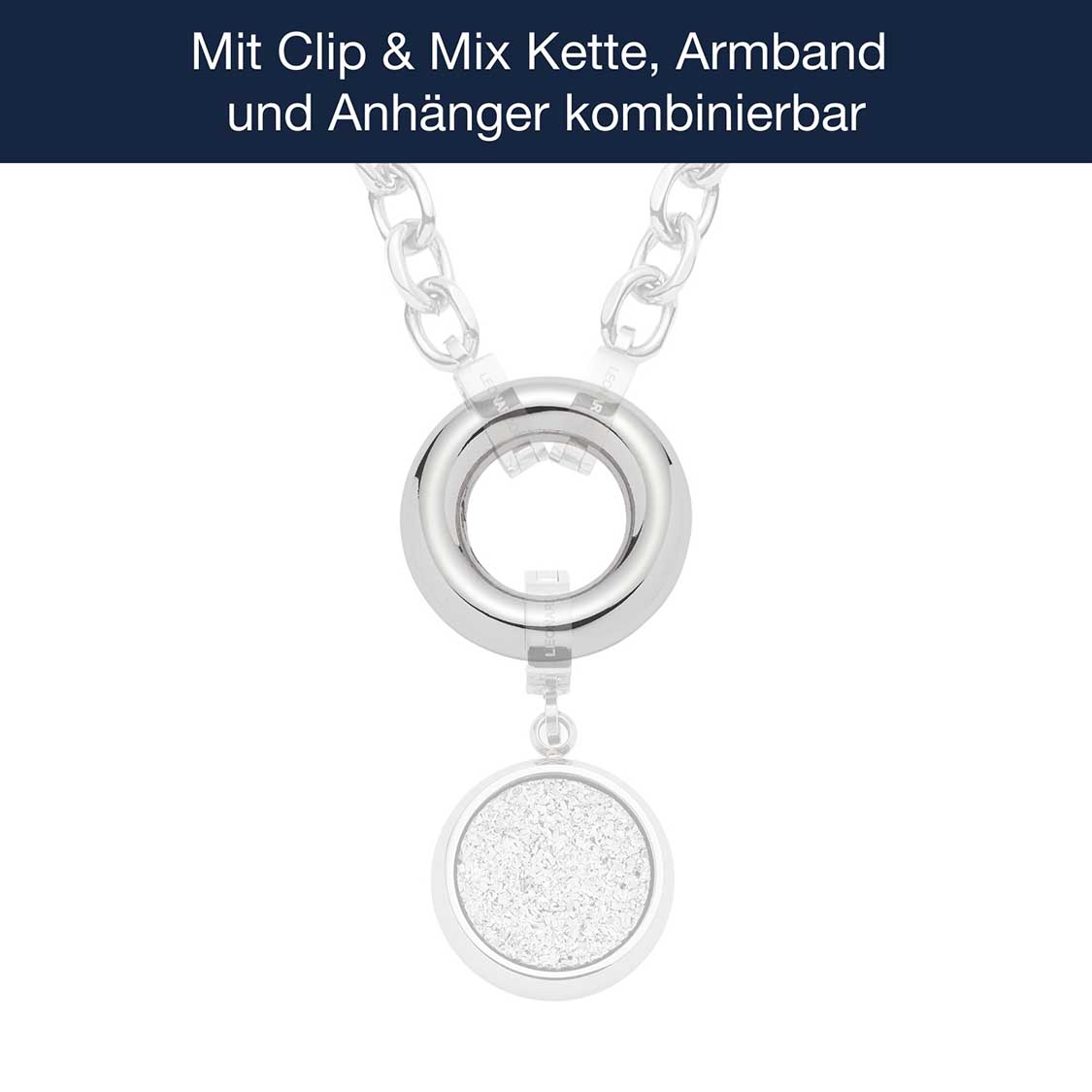 leonardo-clip-mix-bracchiale-anneau-acier-argent image 3