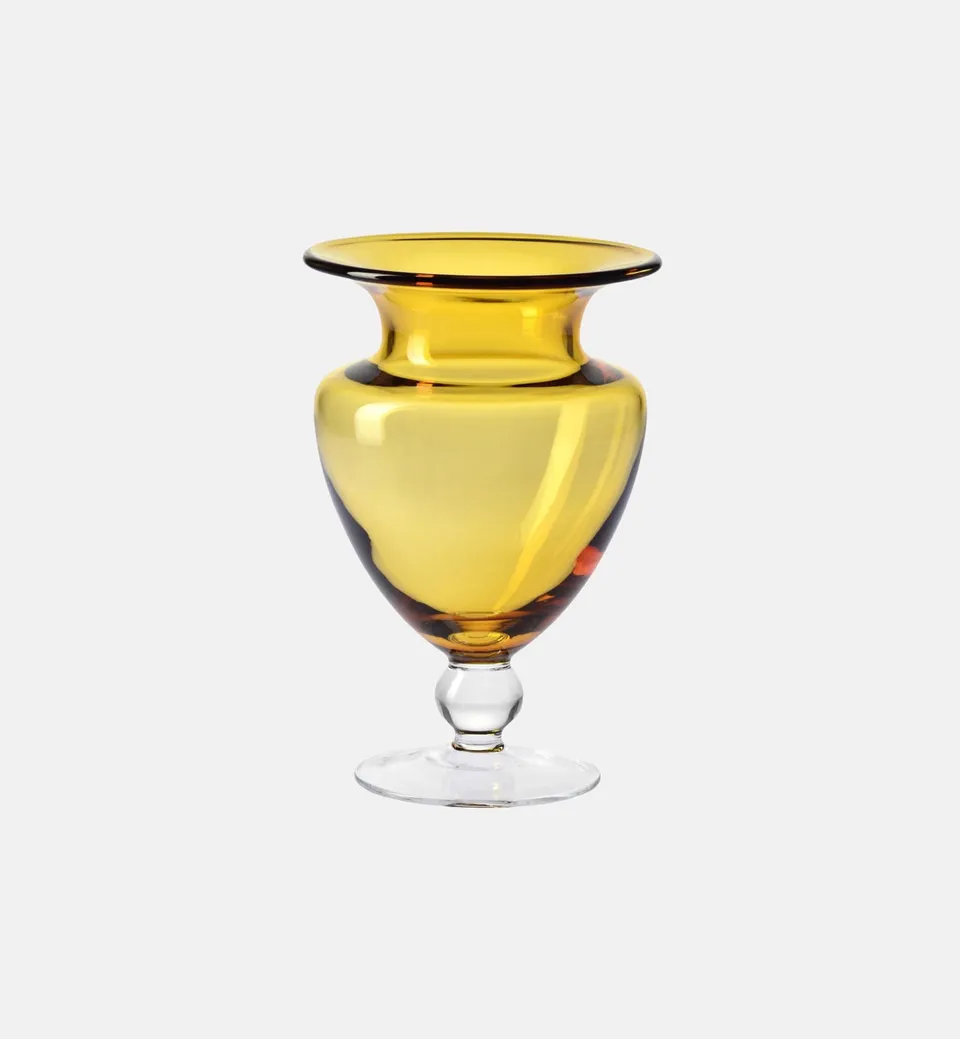 krosno-the-palace-5253-vase-cristal-26-cm-ambre image 1