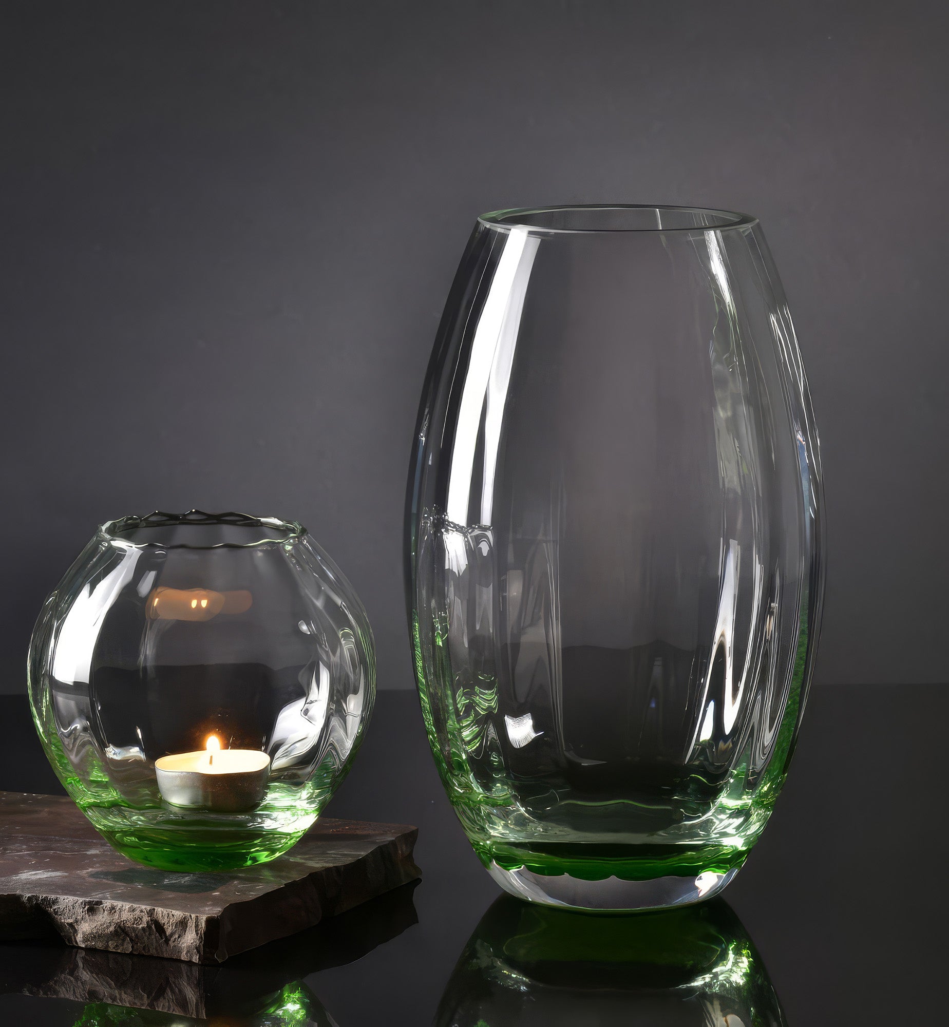 krosno-gemstone-vase-meraude-23-5-cm-cristal image 4