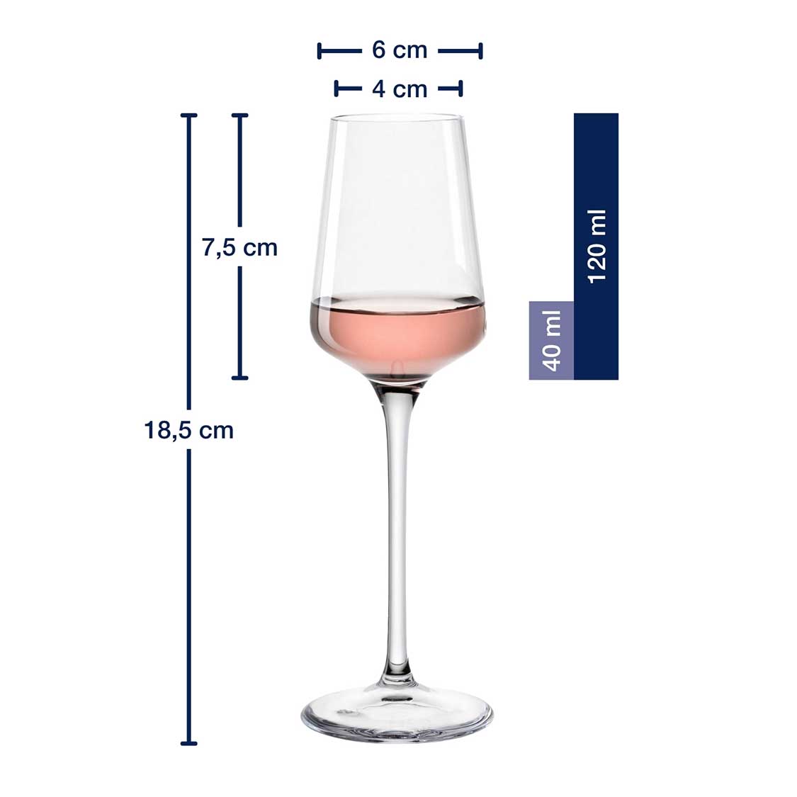leonardo-puccini-verre-grappa-120-ml-lot-6 image 3