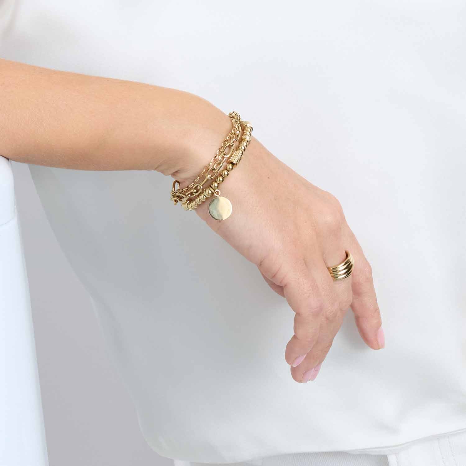leonardo-elisabeth-bracelet-dor-cha-ne-ancre image 5