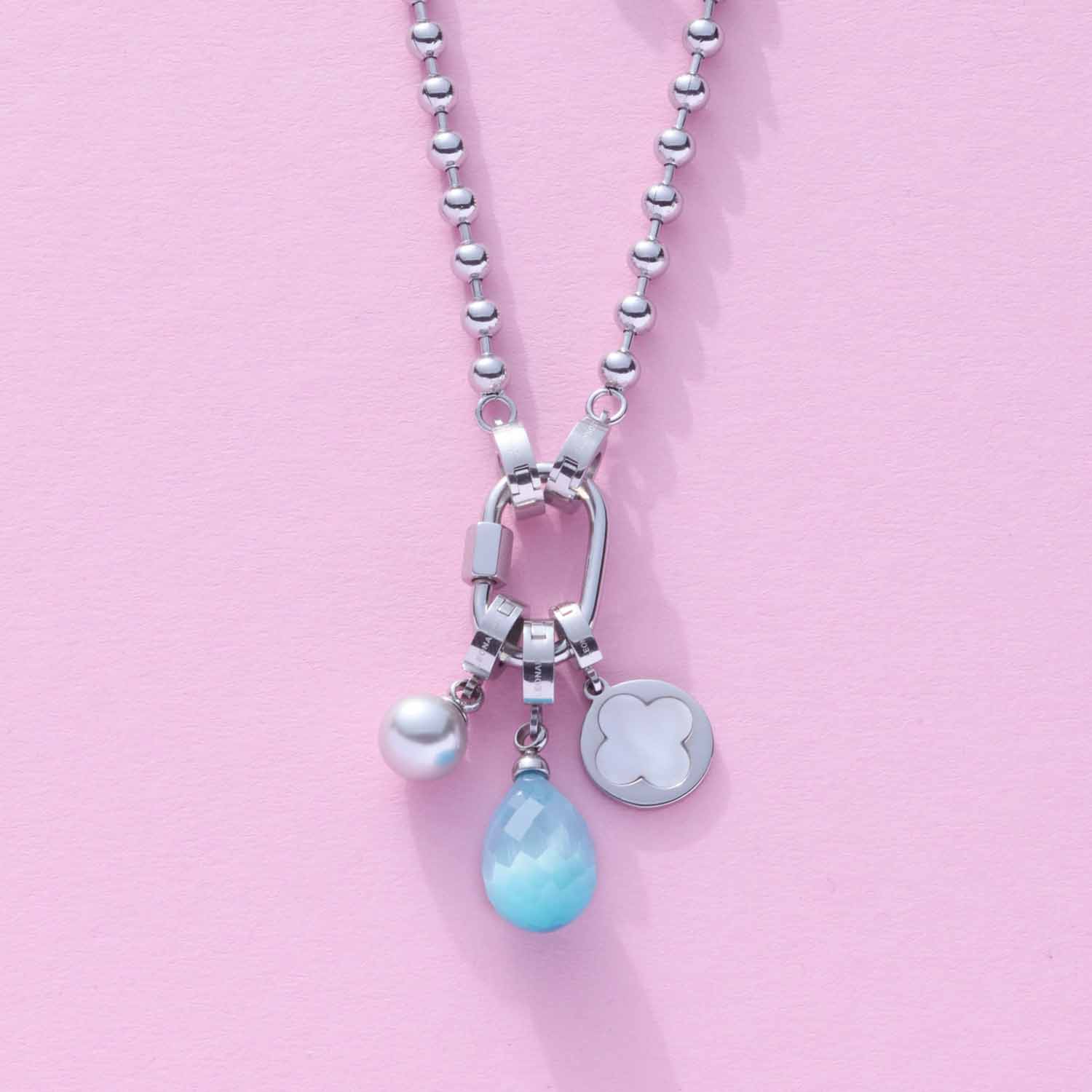 leonardo-clip-mix-lizzy-pendentif-goutte-bleu-pastel image 3