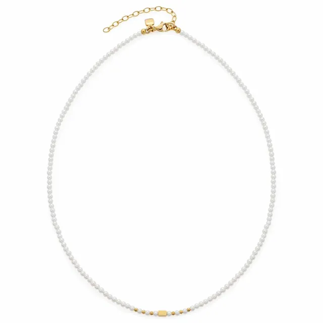 leonardo-doro-ciao-collier-perles-blanc-40-cm image 1