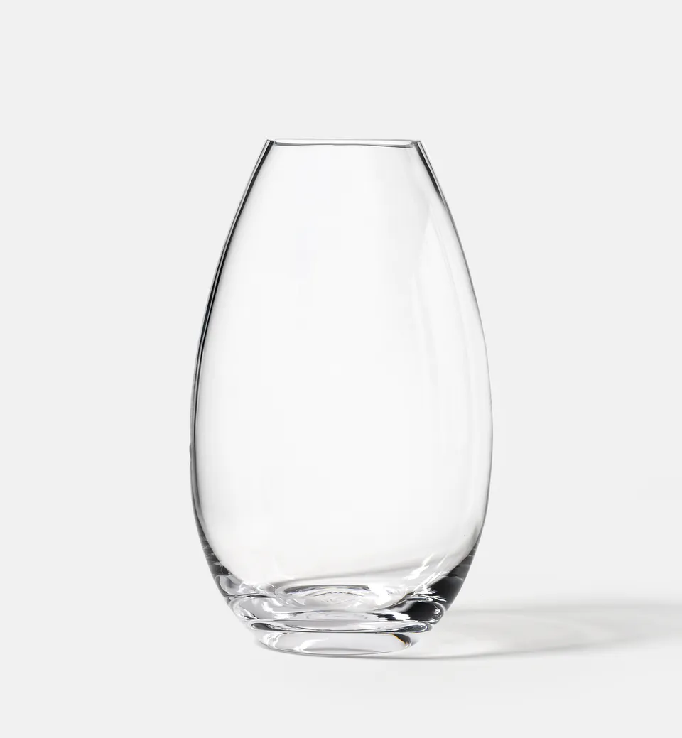 krosno-gemstone-vase-cristal-transparent-30-cm image 1