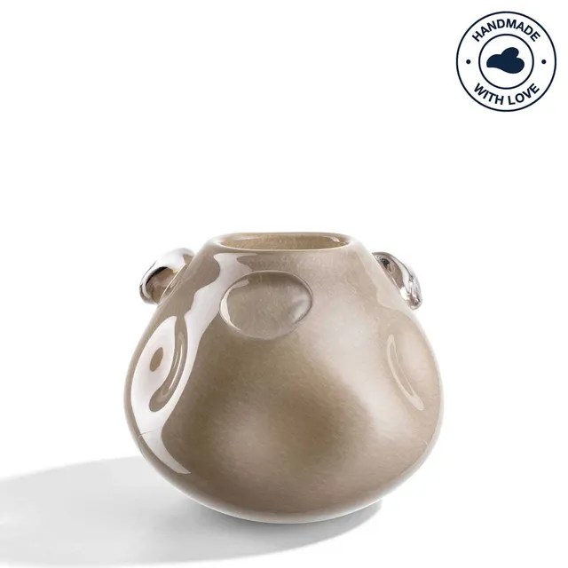 leonardo-hazel-vase-16-cm-beige-en-verre image 1