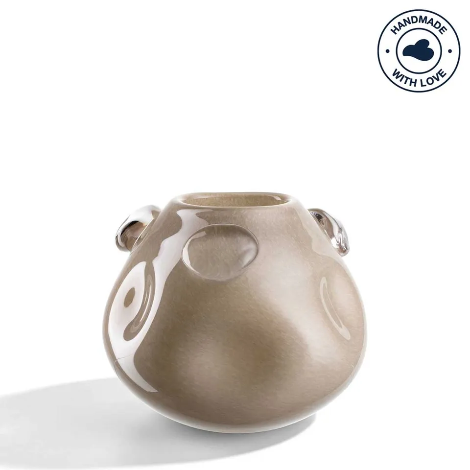 leonardo-hazel-vase-16-cm-beige-en-verre image 1