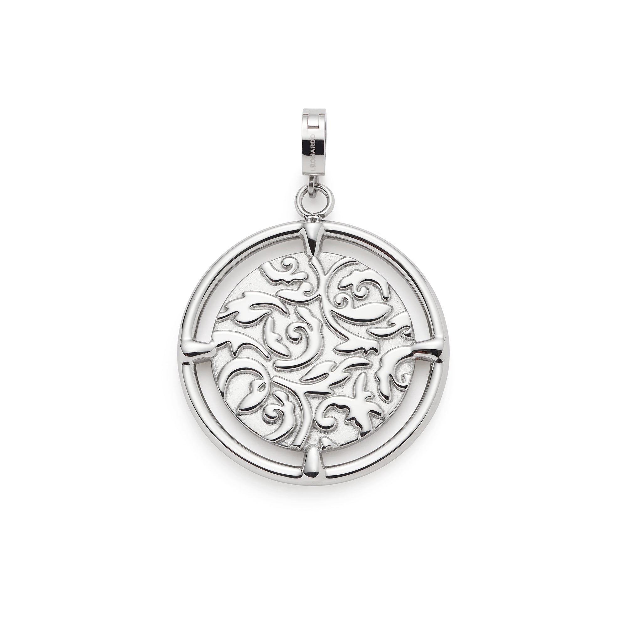 leonardo-terry-pendentif-clip-mix-acier-argent image 1