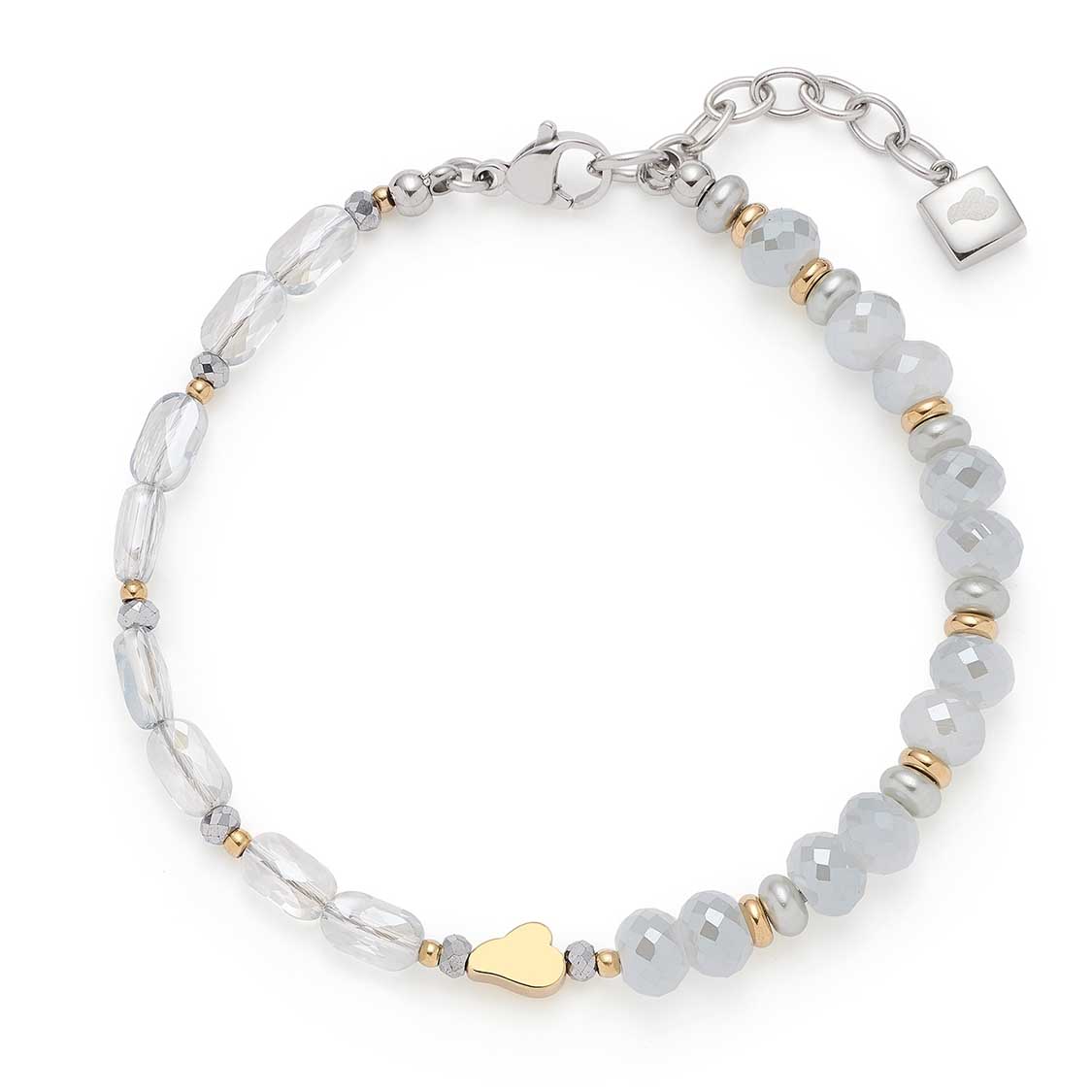 leonardo-marit-bracelet-perles-gris-bleu-dor-nuage image 1