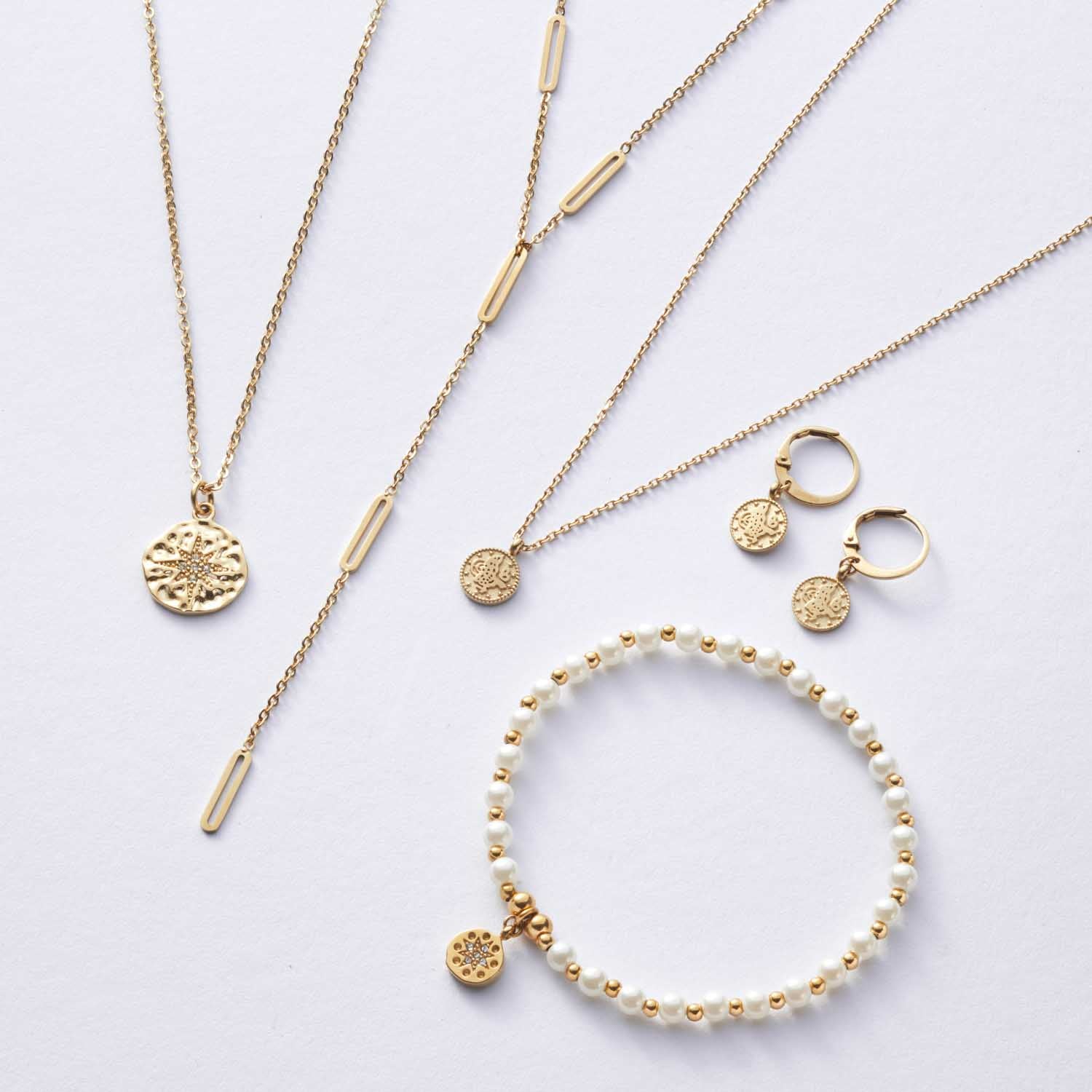 leonardo-pelena-bracelet-dor-perles-ciao image 4