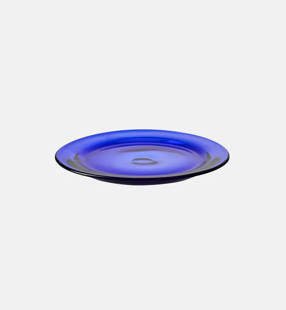 krosno-gemstone-assiette-cristal-cobalt-34-cm image 1