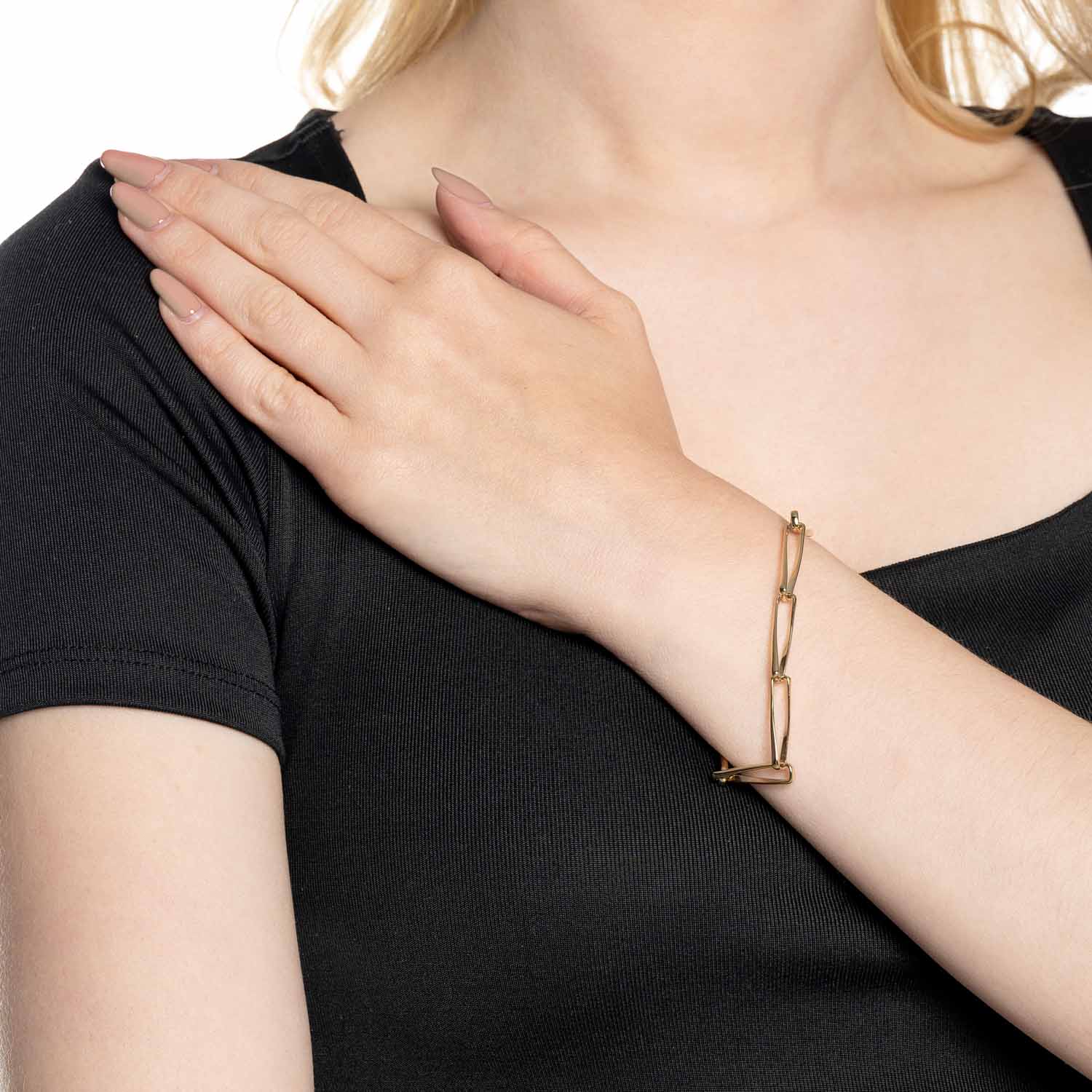 leonardo-consenza-bracelet-dor-maillons image 2