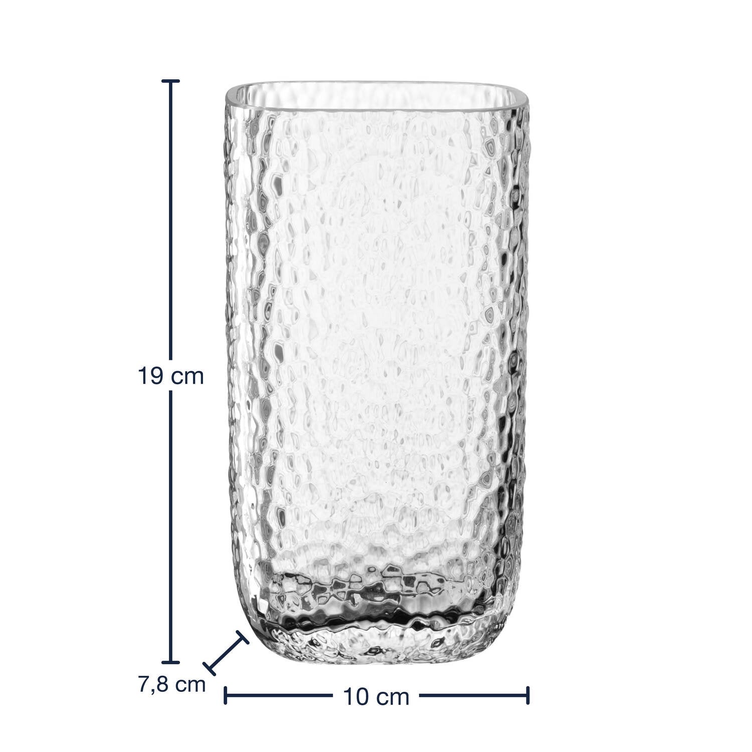 leonardo-martello-vase-verre-transparent-19-cm image 2