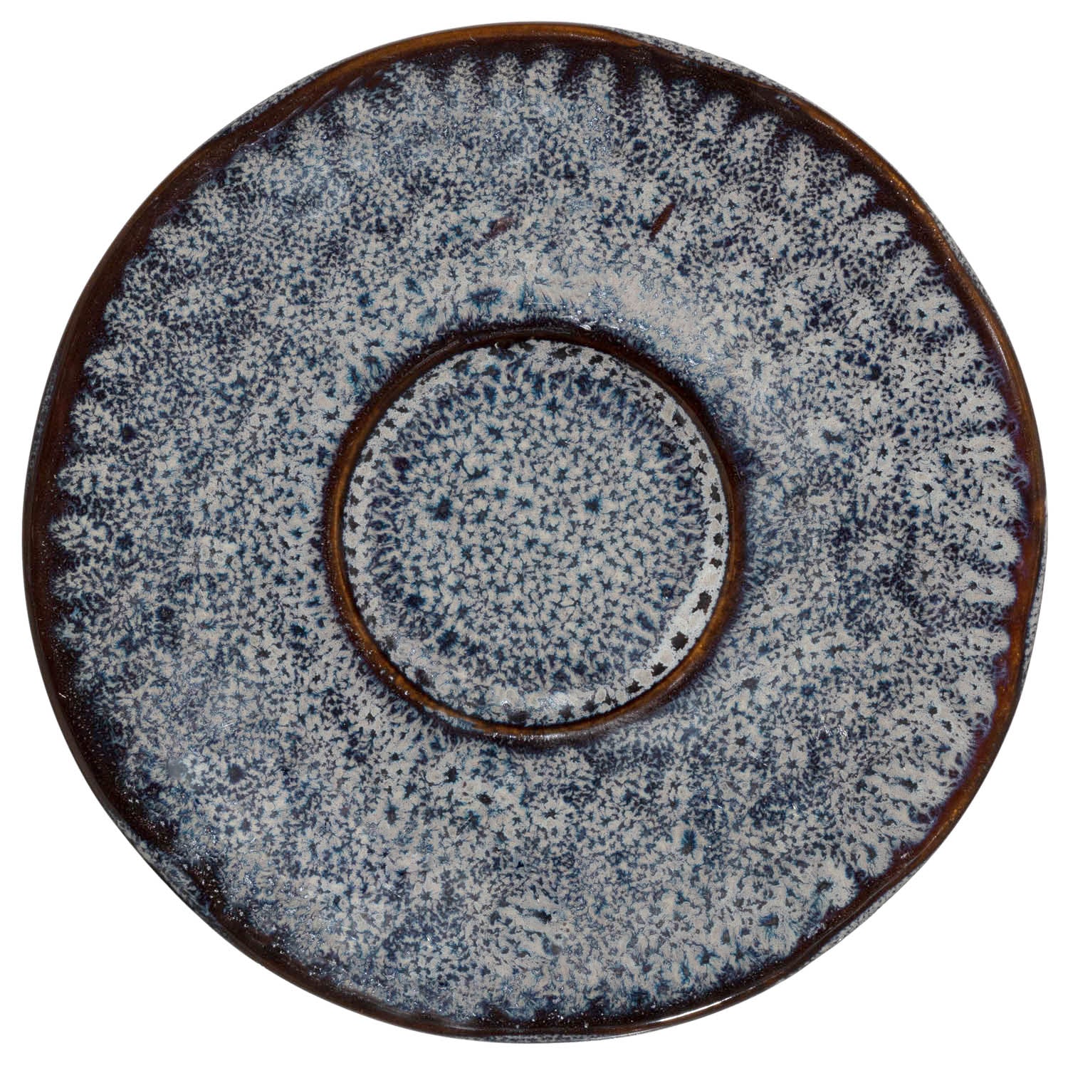 leonardo-matera-soucoupe-c-ramique-11-cm-anthracite-lot-de-4 image 5