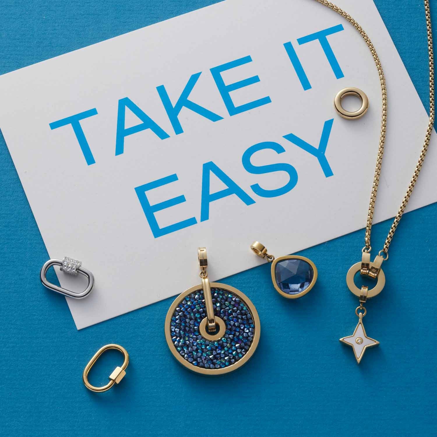 leonardo-clip-mix-pendentif-juvinga-bleu-dor image 4