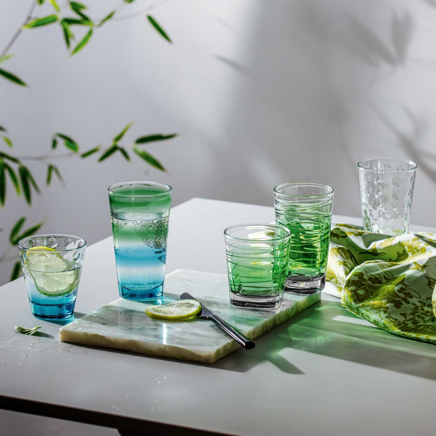 leonardo-vario-verre-250-ml-vert-lot-de-6 image 5
