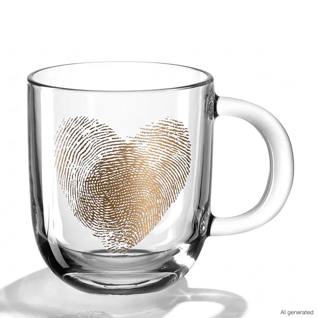 leonardo-emozione-400-ml-tasse-en-verre-coeur-dore image 1