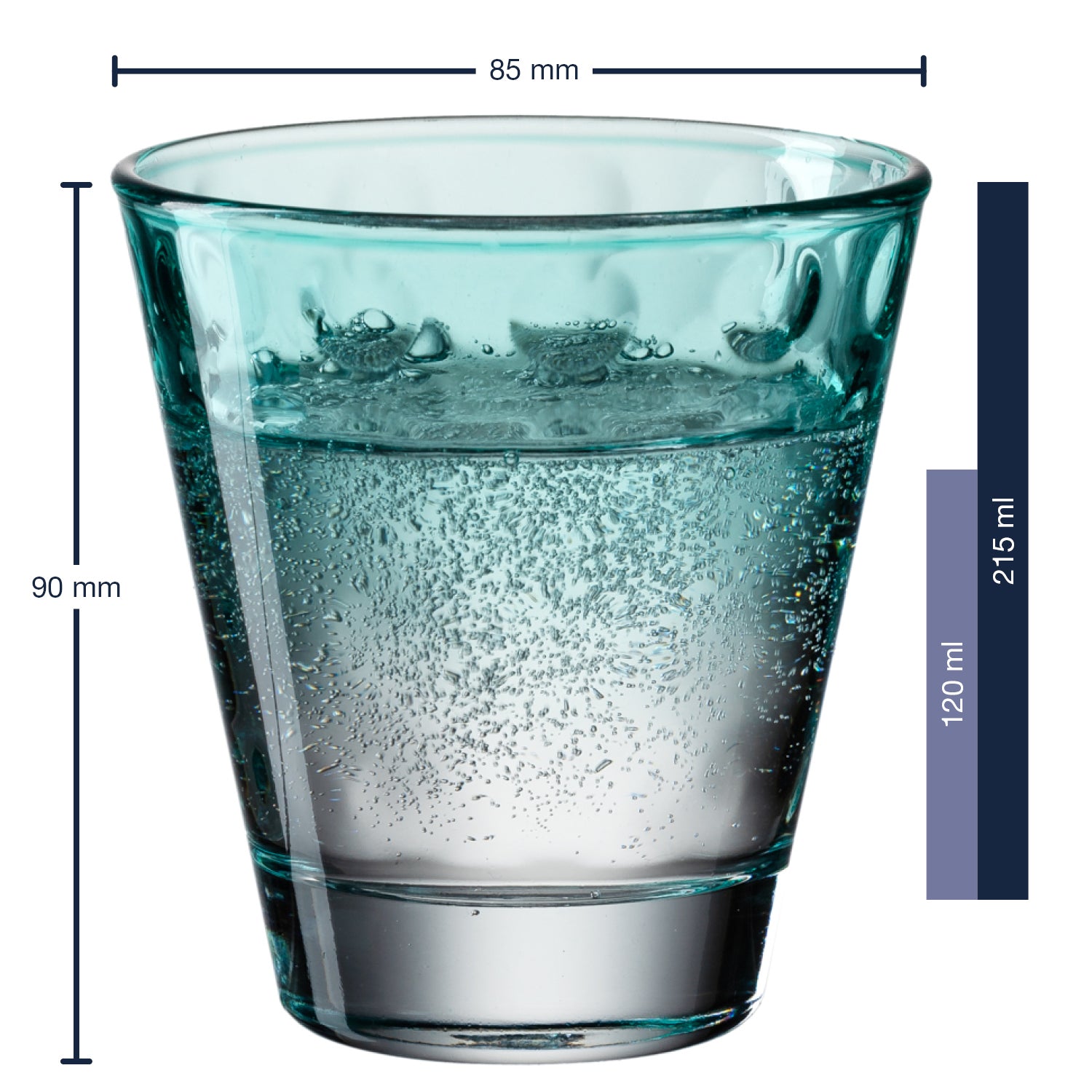 leonardo-optic-verre-eau-215-ml-menthe-lot-de-6 image 2