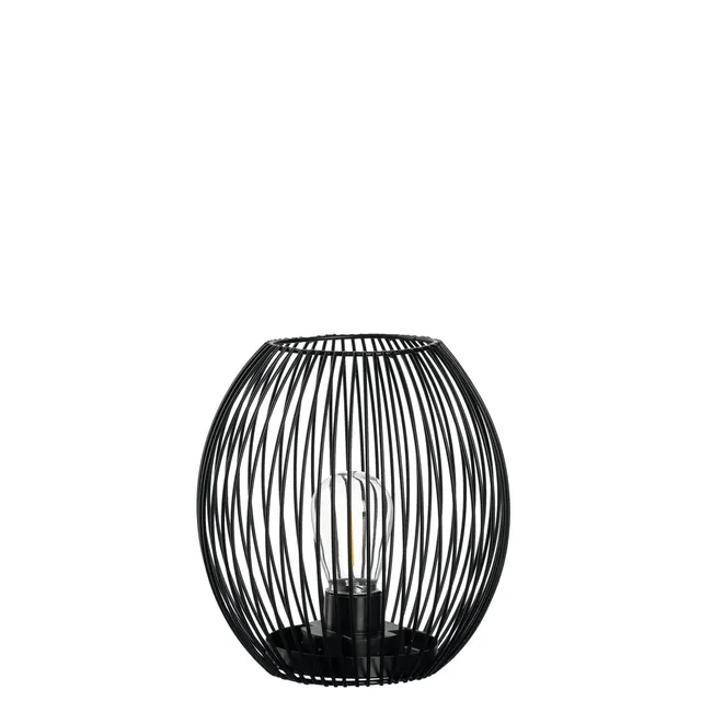 leonardo-casolare-lanterne-led-verre-noire-18-cm image 1