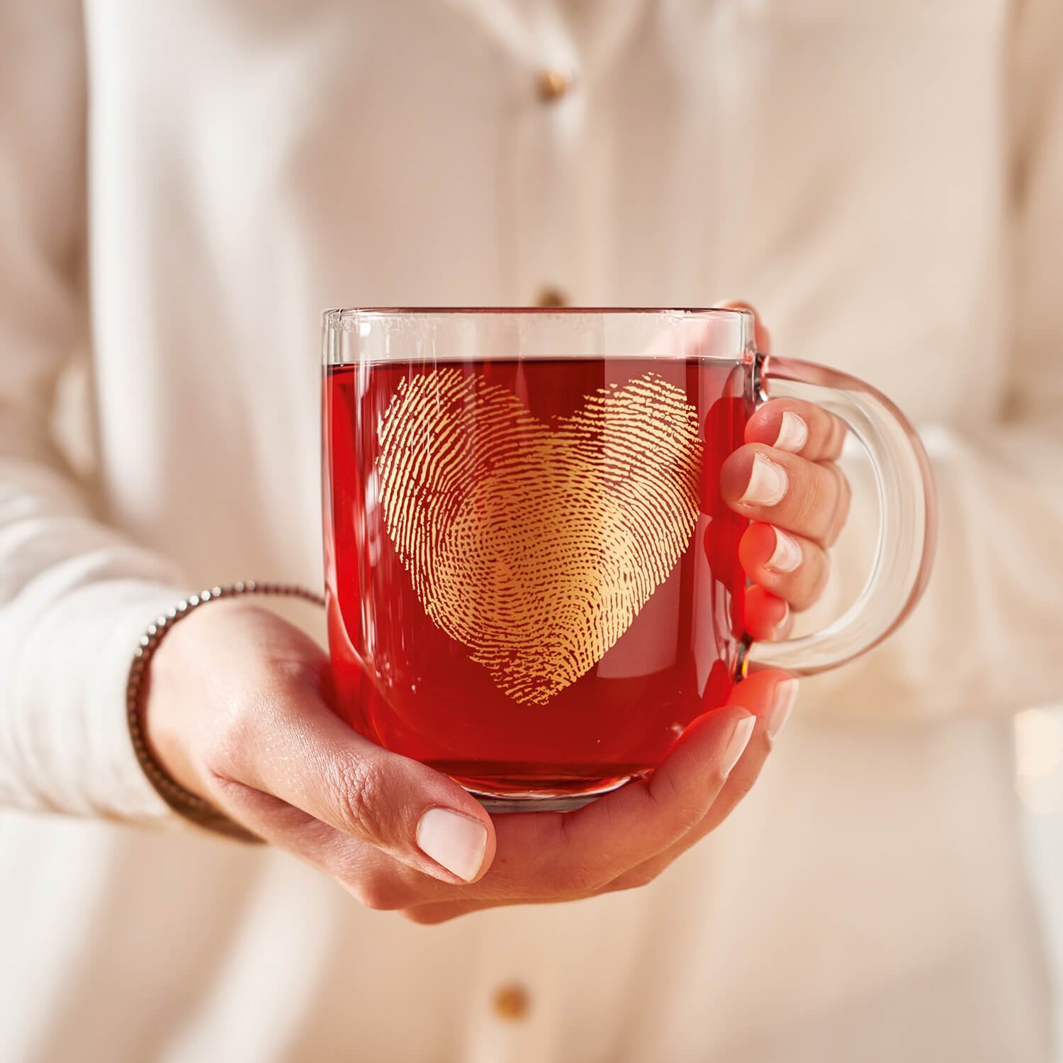 leonardo-emozione-400-ml-tasse-en-verre-coeur-dore image 3