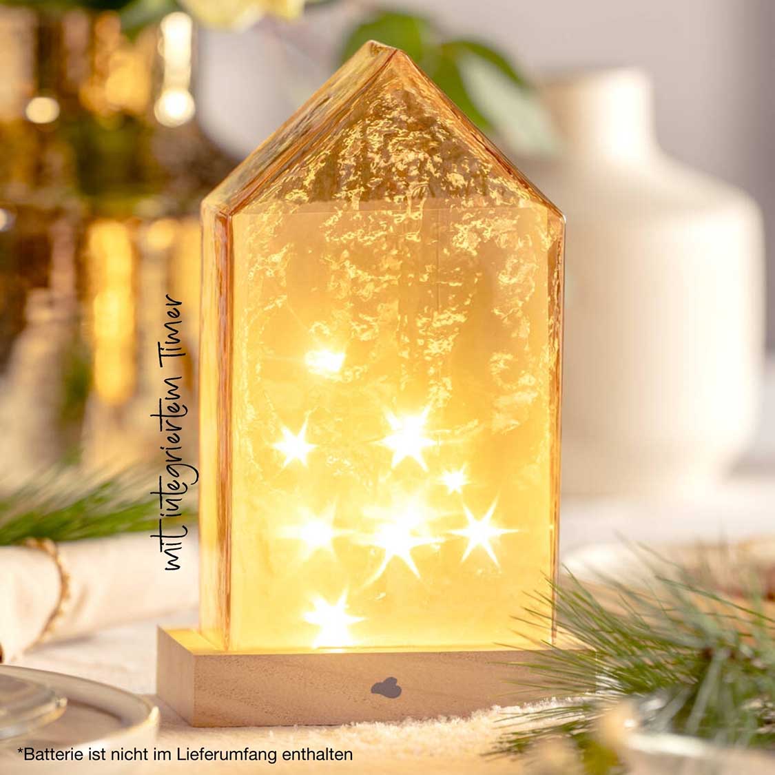 leonardo-magico-maison-lumineuse-led-22-cm-ambre image 2
