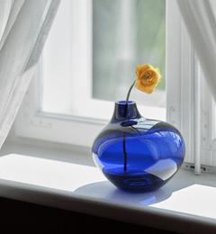 krosno-pebble-2017-vase-20-cm-cobalt image 8