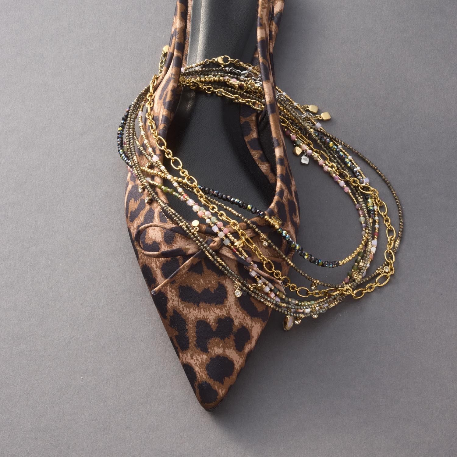 leonardo-anna-ciao-collier-42-cm-dor-pyrite image 2