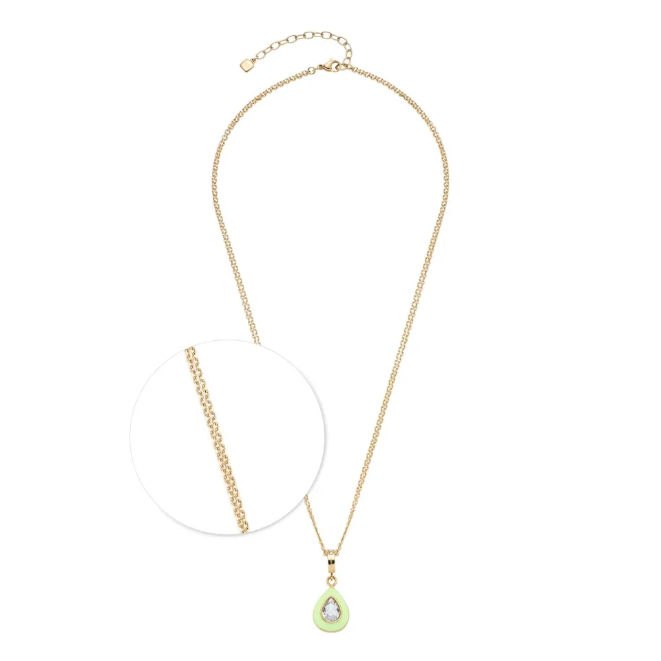 leonardo-gigi-collier-vert-45-cm-cristal-goutte image 1