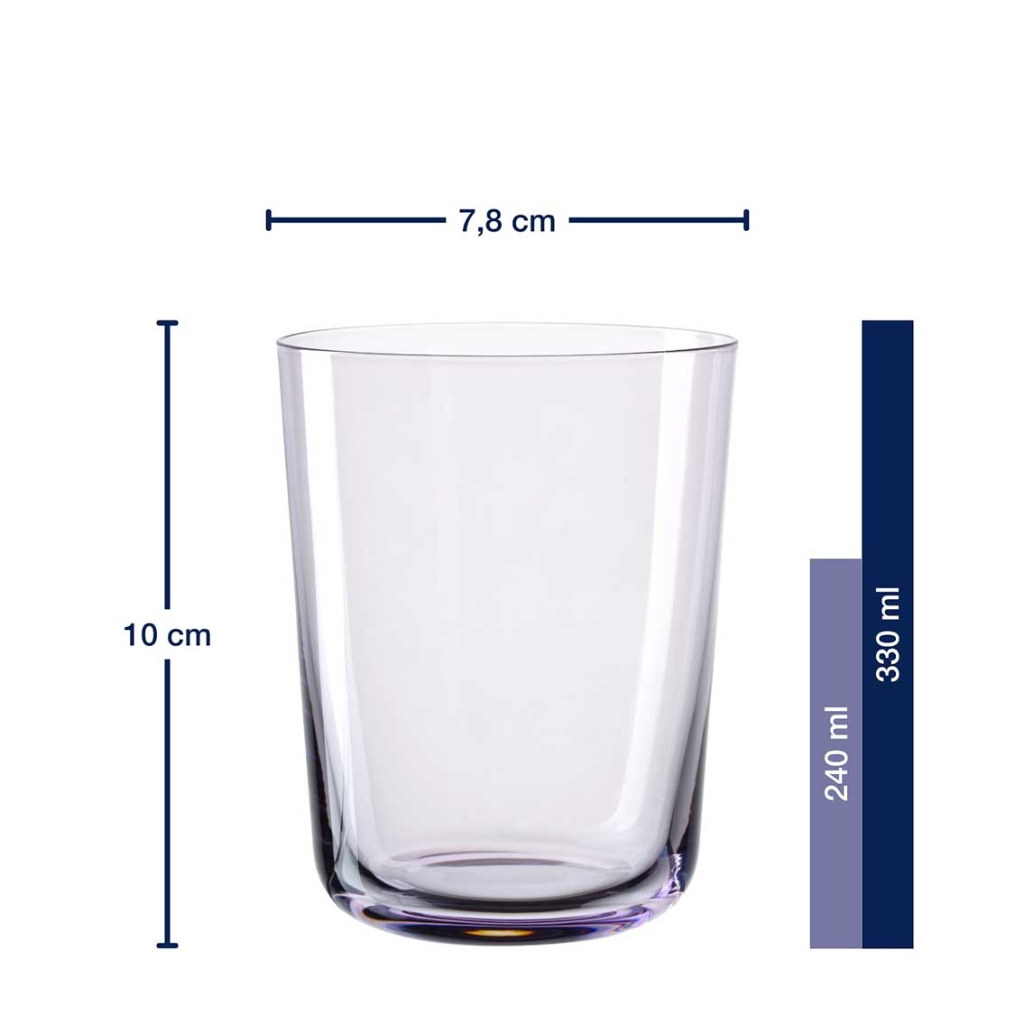 leonardo-leggero-verres-lavande-330-ml-lot-de-4 image 3