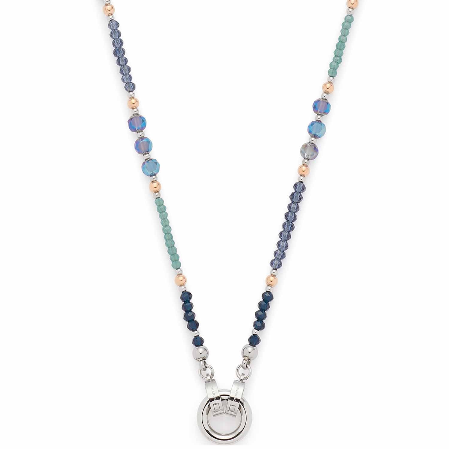leonardo-natalina-collier-perles-bleues-80-cm-clip-mix image 2