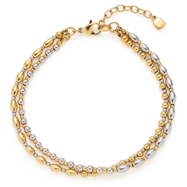 leonardo-sabrina-bracelet-bicolore-perles-19-cm image 1
